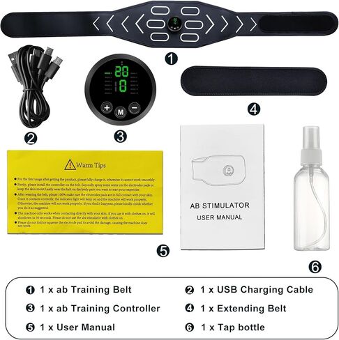 تم ترخيصه من إدارة الغذاء والدواء الأمريكية - جهاز تدريب عضلات البطن MHD TENS الإلكتروني لتحفيز عضلات البطن من أجل تحفيز عضلات البطن وتنشيطها بسهولة، استخدام صالة الألعاب الرياضية المنزلية in Kuwait
