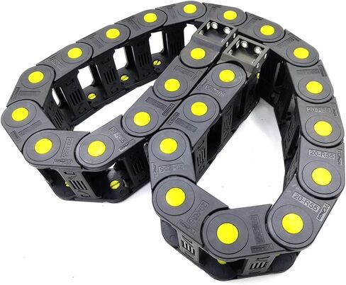 1 Meter 20x38mm Cable Drag Chain Wire Holder with End Connectors Transmission Towline for Router Machine Tool(R75) in Saudi Arabia