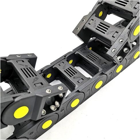 1 Meter 20x38mm Cable Drag Chain Wire Holder with End Connectors Transmission Towline for Router Machine Tool(R75) in Saudi Arabia
