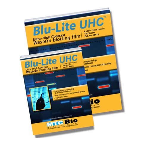 MTC Bio A8813 BluLite Autoradiography Western Blotting Film (Pack of 500) in Saudi Arabia