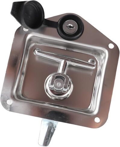 SUNGOOYUE Tfolding Handle with Keys, Strong Stainless Steel Tool Box Lock for Commercial and Home Use in Saudi Arabia