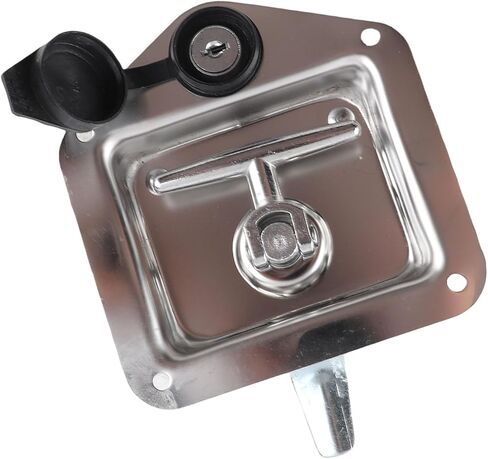 SUNGOOYUE Tfolding Handle with Keys, Strong Stainless Steel Tool Box Lock for Commercial and Home Use in Saudi Arabia