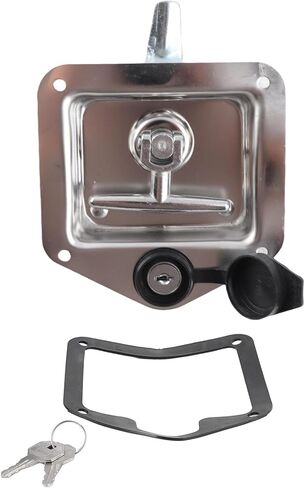 SUNGOOYUE Tfolding Handle with Keys, Strong Stainless Steel Tool Box Lock for Commercial and Home Use in Saudi Arabia