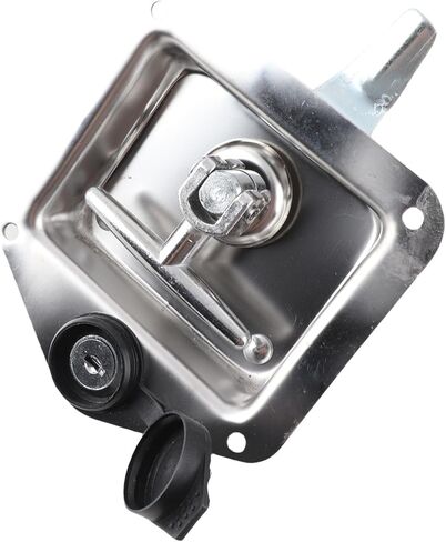 SUNGOOYUE Tfolding Handle with Keys, Strong Stainless Steel Tool Box Lock for Commercial and Home Use in Saudi Arabia