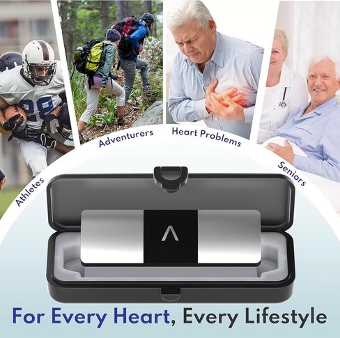 حافظة KardiaMobile 6L متوافقة مع 6L Max، حافظة سهلة الحمل لجهاز EKG Kardia المحمول لمراقبة القلب مع وسادة سيليكون in Saudi Arabia