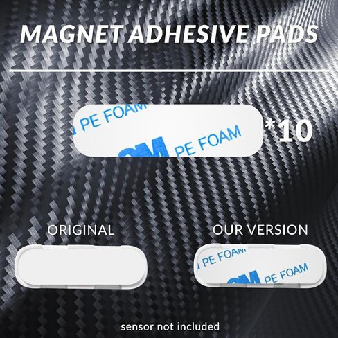 Safe Entry Sensors Replacement Adhesive Strips for SimpliSafe – Pre-Cut Replacement Tape for Sensors & Magnets | No Cutting Needed, Residue-Free Removal | Pack of 20 Sensor Pads & 20 Magnetic Pads in Kuwait