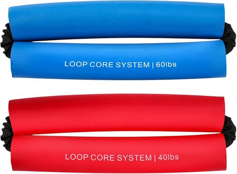 Soulchen 2 Pcs Hip Core System Loop Resistance Bands Glute Workout Bands to Stretch Strengthen Legs Hips Thighs Exercise Equipment for Women Men Adults in Saudi Arabia