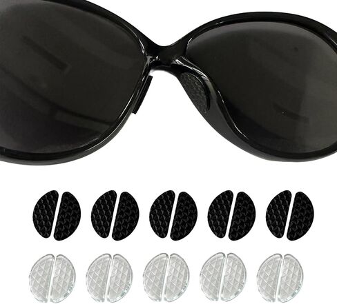 10 أزواج من وسادات الأنف المضادة للانزلاق على شكل حرف D المتوافقة مع نظارات Ray-Ban Meta الذكية، وسادات أنف من السيليكون اللاصق in Kuwait