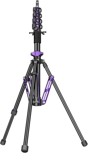 FreeSea 6.9ft/2.1m Aluminum Light Stand, 4.4lbs Load, Travel Tripod with 20" Folded Size, Professional Studio Light Stand, Quick Flip Locks for Studio, Outdoor Video Light, Ring Light, Softbox in Kuwait