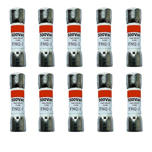 10 عبوات جديدة FNQ-2 FNQ-2A FNQ 2A 500Vac صمامات تأخير الوقت، FNQ-2A صمامات خرطوشة رفض الفئة CC الحالية in Kuwait