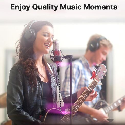 كابلات EBXYA XLR بطول 10 أقدام 4 حزم - كابل ميكروفون XLR مضفر ممتاز من الذكور إلى الإناث 3 دبابيس كابلات ميكروفون متوازنة لخلاط الميكروفون ومكبر الصوت واستوديو التسجيل in Kuwait