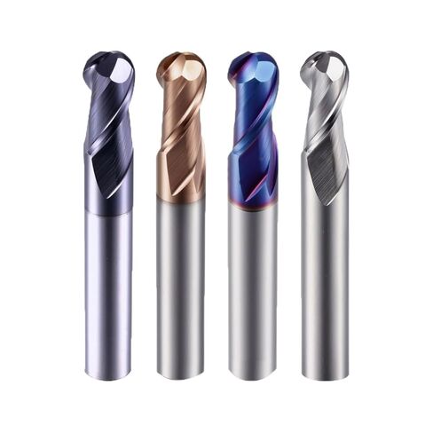 2F60C الكرة نهاية مطحنة 2 الناي طلاء الصلب الصلب الحديد الزهر النحاس كربيد أداة التنغستن طحن القاطع 1 قطعة (R10X20X100L) in Kuwait