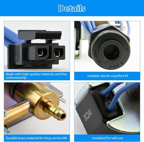 طقم تجميع صمام الملف اللولبي DC 50041883001، صمام الملف اللولبي DC24V 50041883-001 لـ HE150 وHE250 وHE300 لمدة عام واحد in Kuwait