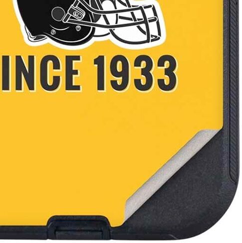 ملصق هاتف Skinit متوافق مع OtterBox Defender iPhone 13 - تصميم خوذة NFL Pittsburgh Steelers مرخص رسميًا in Saudi Arabia