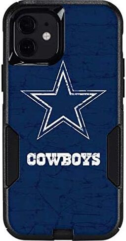 غلاف هاتف من Skinit متوافق مع حافظة OtterBox Commuter لهاتف iPhone 12 - تصميم مرخص رسميًا من NFL Dallas Cowboys in Saudi Arabia
