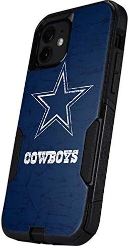 غلاف هاتف من Skinit متوافق مع حافظة OtterBox Commuter لهاتف iPhone 12 - تصميم مرخص رسميًا من NFL Dallas Cowboys in Saudi Arabia