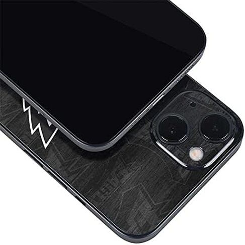 Skinit Decal Phone Skin Compatible with iPhone 13 - Officially Licensed NFL Philadelphia Eagles Black & White Design in Saudi Arabia