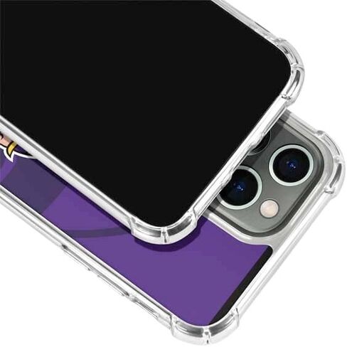 Skinit Clear Phone Case Compatible with iPhone 14 Pro Max - Officially Licensed NFL Minnesota Vikings Double Vision Design in Saudi Arabia
