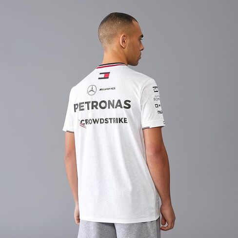 تيشيرت سائق فريق مرسيدس AMG بتروناس F1 للرجال 2024 - أبيض - الحجم: XXL in Saudi Arabia