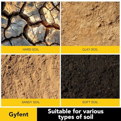 Auger Drill Bit for Planting Set of 3, 1.6x16.5, 2x14.5, 3.5x16 - Compatible with 3/8" Hex Drive Drill for Planting Bulbs, Bedding Plants, Mixing Soil, Fertilizer in Kuwait