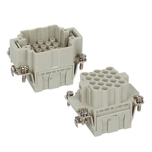 موصل عالي التحمل HDC-HEEE-020-FC أنثى إدراج 20 دبوس 16A 500V in Saudi Arabia