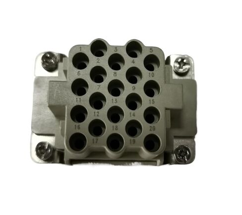 موصل عالي التحمل HDC-HEEE-020-FC أنثى إدراج 20 دبوس 16A 500V in Saudi Arabia