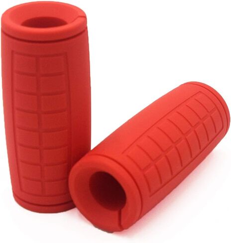 Thick Bar Adapter, Silicone Rubber Handle Grips for Dumbbells, Barbells, Cable Machine and Pull Up Bar, Forearm Grip Strength Trainer for Weight Lifting and Fitness Training in Saudi Arabia