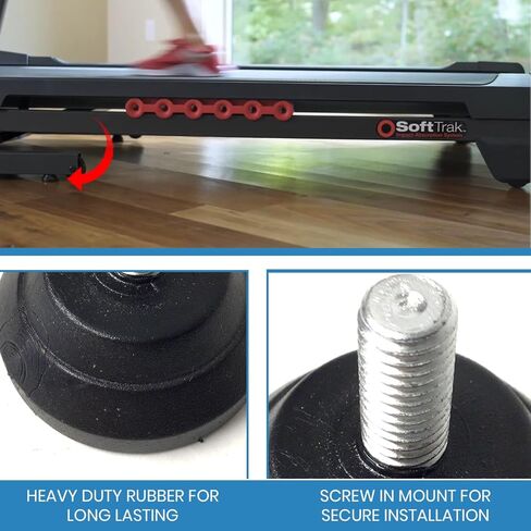 وسادة قدم قابلة للتعديل من Hydra Fitness Exchange 8005139 & 1000511493 - وسادة قدم قابلة للتعديل مع برغي من الفولاذ المقاوم للصدأ - دعم بديل لموديلات Bow-Flex وNauti-LUS وSchwin in Kuwait