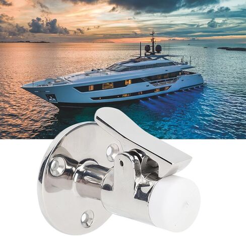 Astibym Door Stopper Catch Set 316 Stainless Steel Heavy Duty Floor Knob Door Holder Retainer Kit for Ship Yachts, Astib in Saudi Arabia