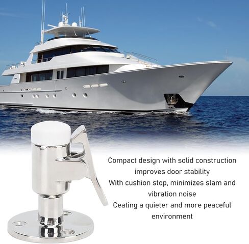 Astibym Door Stopper Catch Set 316 Stainless Steel Heavy Duty Floor Knob Door Holder Retainer Kit for Ship Yachts, Astib in Saudi Arabia