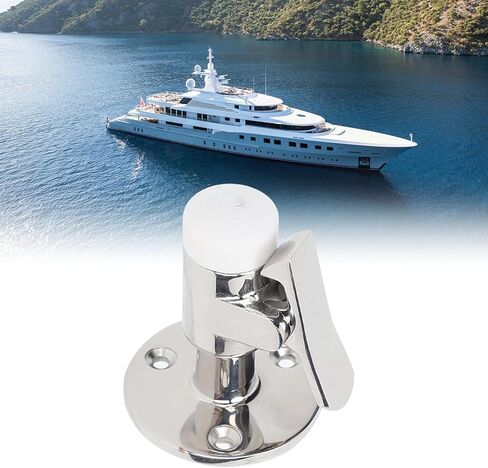 Astibym Door Stopper Catch Set 316 Stainless Steel Heavy Duty Floor Knob Door Holder Retainer Kit for Ship Yachts, Astib in Saudi Arabia
