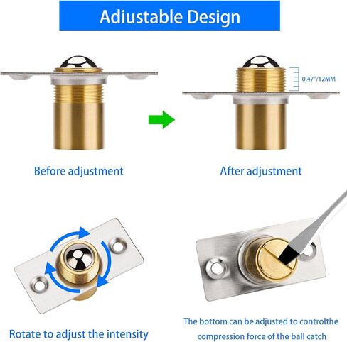 4Pack Door Ball Catch, Closet Door Ball Catch Hardware in Saudi Arabia