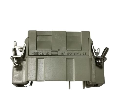 موصل ثقيل HDC-HEEE-032-MC ذكر إدراج 32 دبوس 16A 500V قابس مستطيل in Kuwait