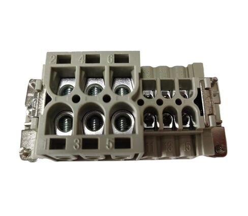 موصل مستطيل للخدمة الشاقة HDC HWK-006-Pin 40 / 16A 690V / 400V Plug in Saudi Arabia