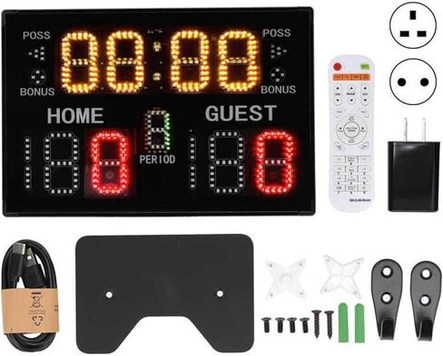 LED Digital Scoreboard Led Electronic Scoreboard,11 Digits Electronic Scoreboard,for Basketball Table Tennis Baseball Soccer Volleybal in Kuwait