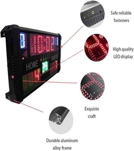 LED Digital Scoreboard Electronic Scoreboard, Wireless Basketball Digital Scoreboard, Remote with Control in Kuwait