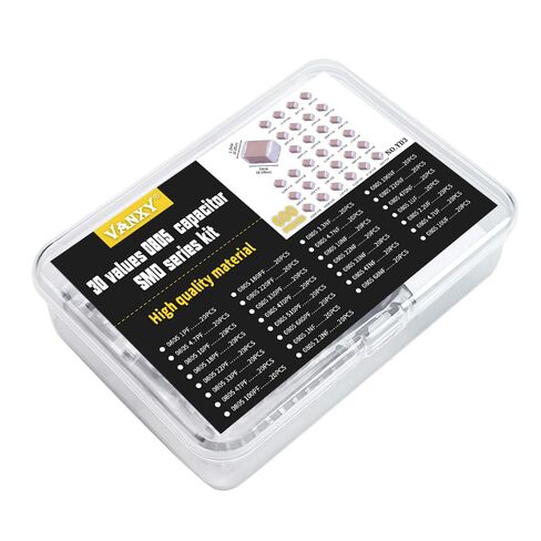 0805 SMD مكثفات أطقم 30 قيم * 20 قطعة = 600 قطعة 1PF-10uF mlcc متعدد الطبقات مكثفات رقاقة السيراميك in Kuwait