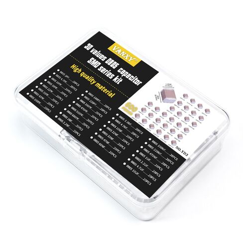 0805 SMD مكثفات أطقم 30 قيم * 20 قطعة = 600 قطعة 1PF-10uF mlcc متعدد الطبقات مكثفات رقاقة السيراميك in Kuwait