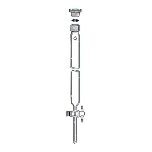 5902-19 Series Chromatographic Column, 1:5 PTFE Plug, #15 Thred, 10 mm Diameter, 46cm Length in Saudi Arabia