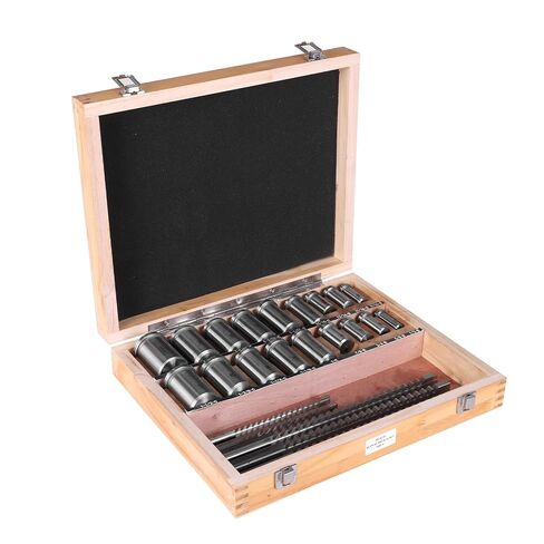 Keyway Broach Kit Metalworking Tool Bushing Spacer Set with 5 Broaches 18 Bushings 7 Shims 30pcs for Metalworking and Manufacturing in Saudi Arabia