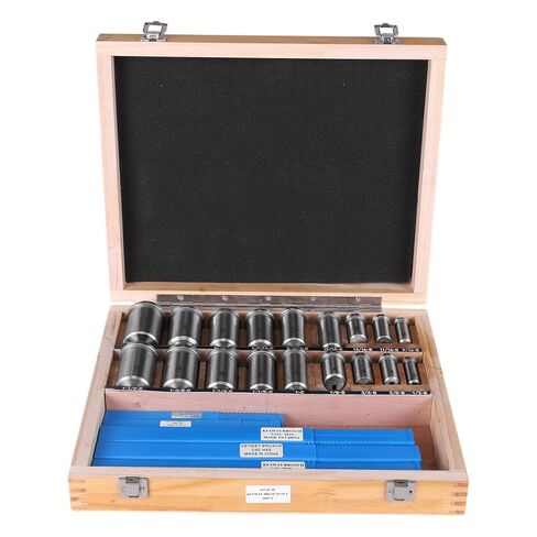Keyway Broach Kit Metalworking Tool Bushing Spacer Set with 5 Broaches 18 Bushings 7 Shims 30pcs for Metalworking and Manufacturing in Saudi Arabia