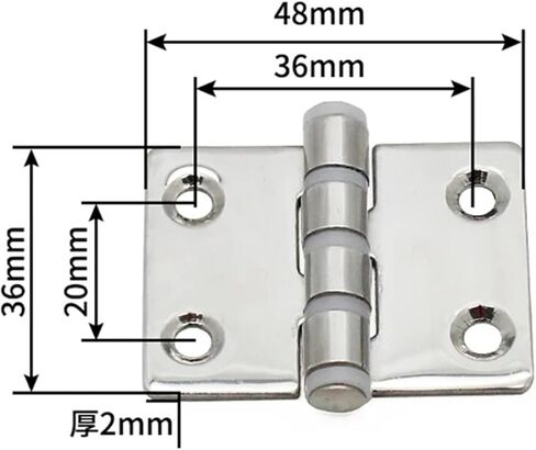 36x48 304 خزانة تخميد من الفولاذ المقاوم للصدأ مسطحة قابلة للطي بمفصلة صامتة 1 قطعة in Kuwait