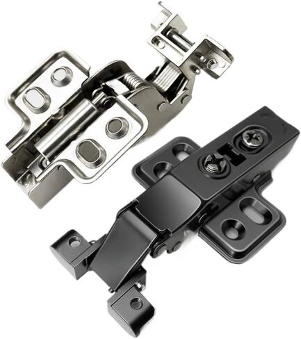 إطار من الألومنيوم العازل لمفصلات الأبواب الضيقة المخفية 1 قطعة (Black-B-4Pcs) in Saudi Arabia