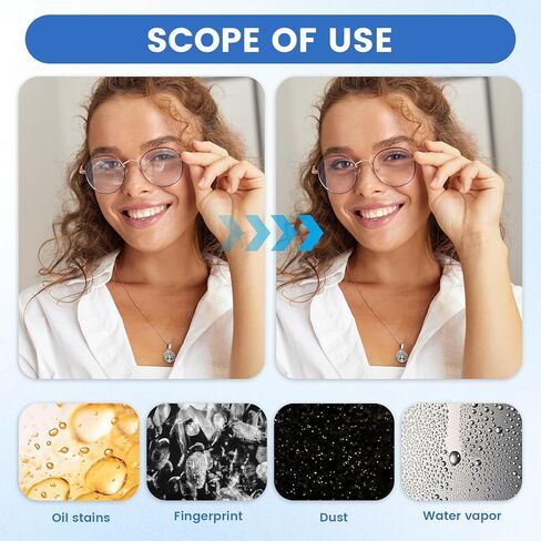 24 Pack Microfiber Cleaning Cloths, Eye Glass Cleaner Cloth Lens Wipes Cloth for Eyeglasses, Cell Phones, Screens, Lenses, Cameras, 6×6 in, 8 Colors in Kuwait