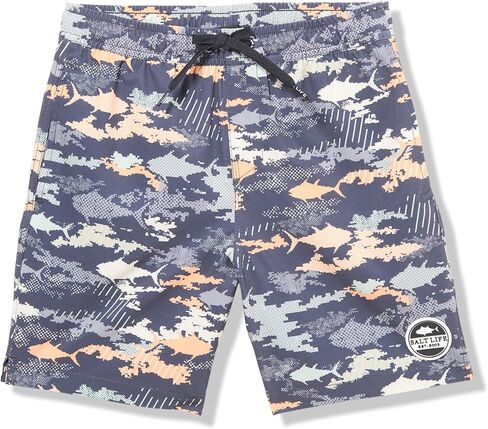 Salt Life Boys' Digital Escape Youth Classic Fit Volley Shorts in Saudi Arabia