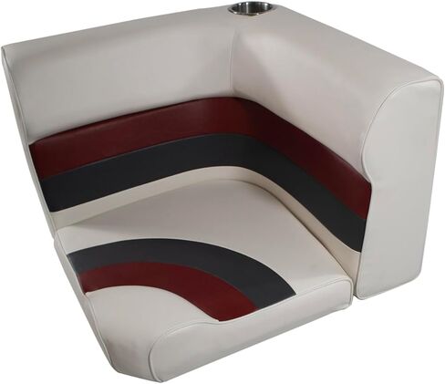 مجموعة وسائد زاوية نصف قطرها عوامة من سلسلة Premium 3007-AAEC أبيض/أحمر/فحمي (تباع القاعدة بشكل منفصل 3011-AA) in Kuwait