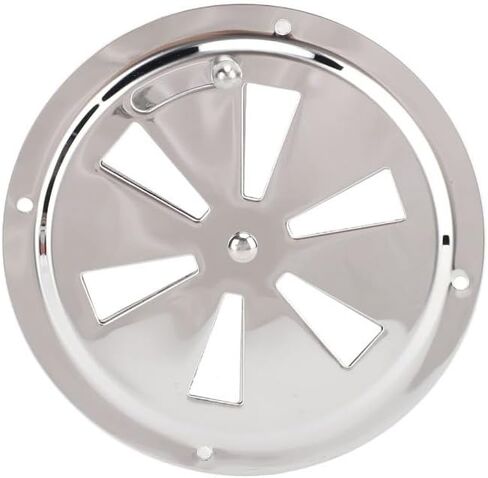 5 ''6'' 316 الفولاذ المقاوم للصدأ الفضة تنفيس غطاء شكل دائري كوة المقصورة التهوية غطاء ألواح فراشة تنفيس الهواء ل RV in Kuwait