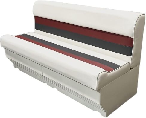 قواعد وسادة مقعد بونتون من سلسلة بريميوم مقاس 55 بوصة أبيض/أحمر/فحمي 3012-2x3009-AAEC in Kuwait