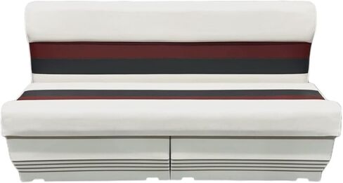 قواعد وسادة مقعد بونتون من سلسلة بريميوم مقاس 55 بوصة أبيض/أحمر/فحمي 3012-2x3009-AAEC in Kuwait