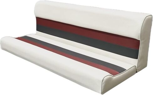 قواعد وسادة مقعد بونتون من سلسلة بريميوم مقاس 55 بوصة أبيض/أحمر/فحمي 3012-2x3009-AAEC in Kuwait